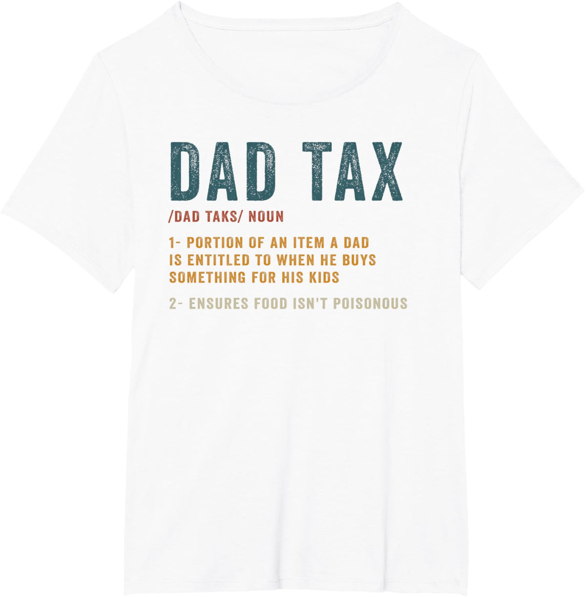 Vintage Dad Tax Definition Men Funny Father&#39;s Day