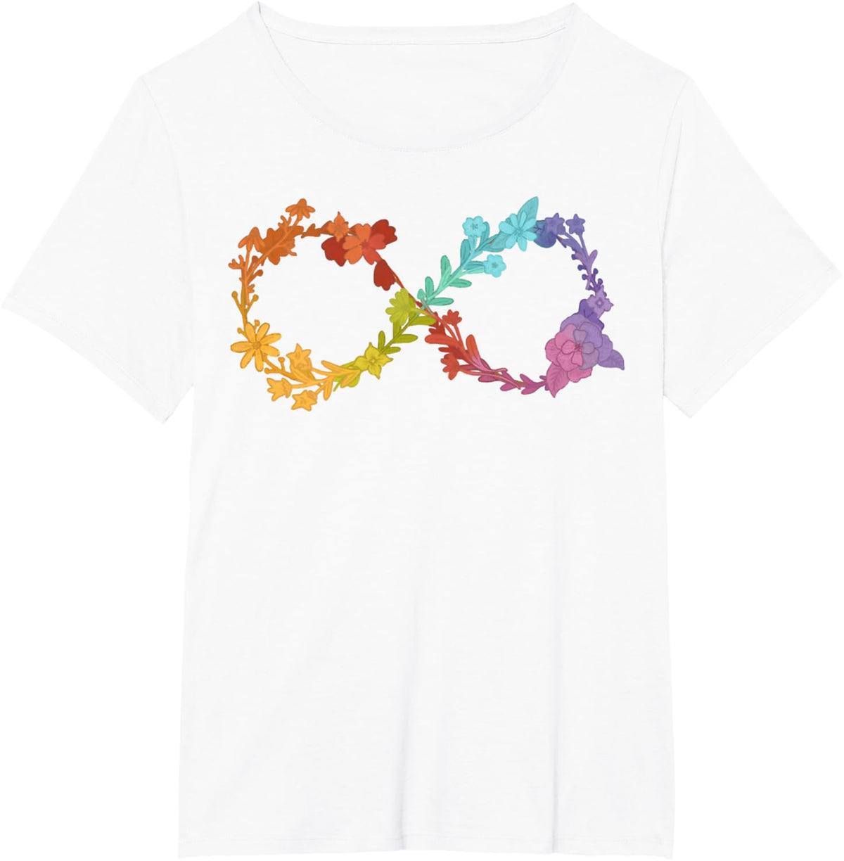 Floral Neurodiversity Infinity Symbol Autism Awareness
