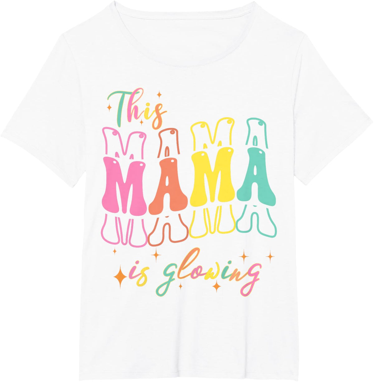 Mothers day Tee, This Mom is Glowing Mom mothers Day