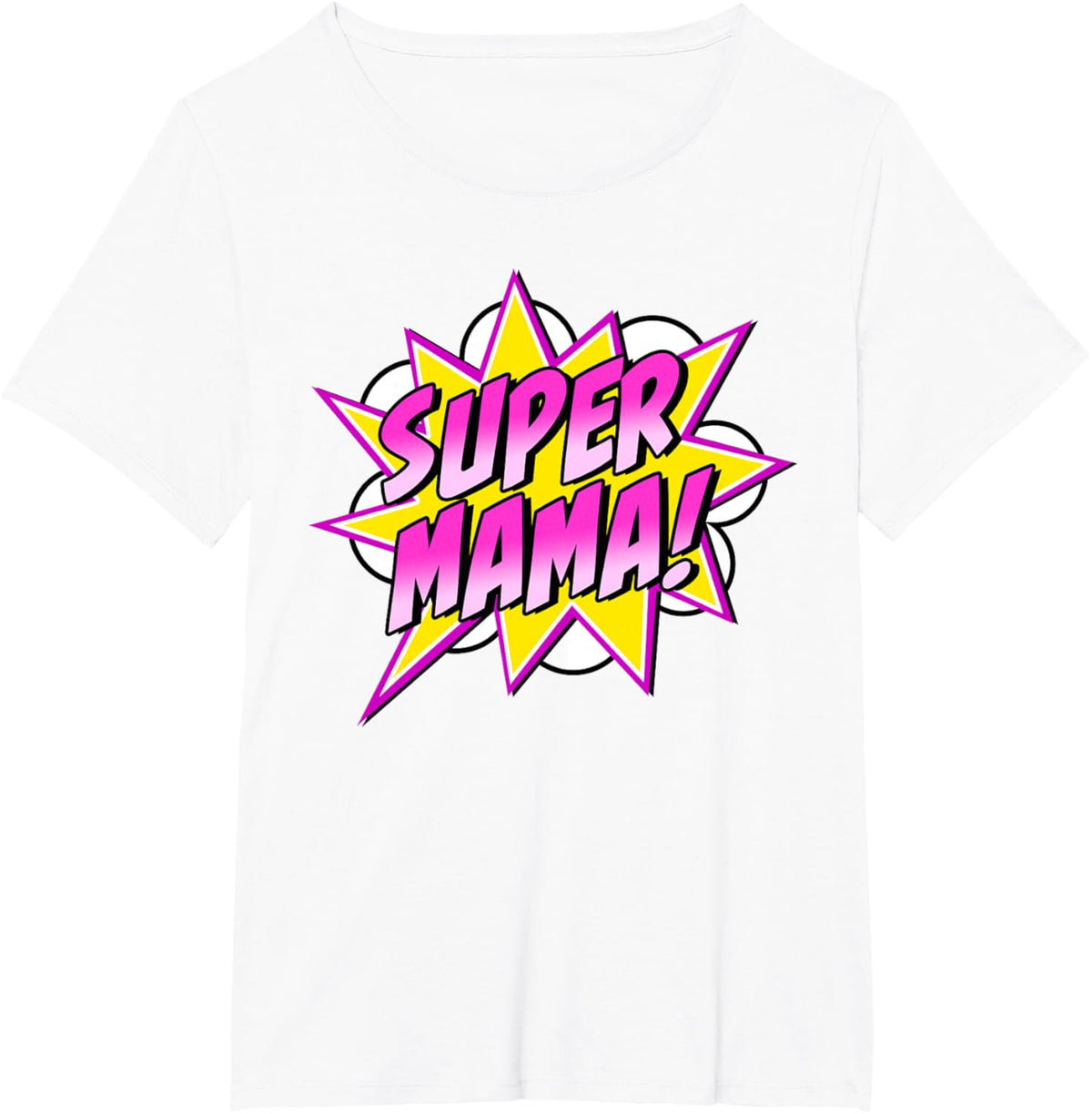 Super Mama Comic Book Superhero Mother&#39;s Day