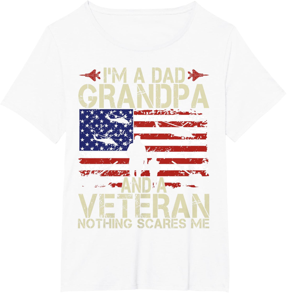 I&#39;m A Dad Grandpa And Veteran Fathers Day Papa Grandpa Gifts
