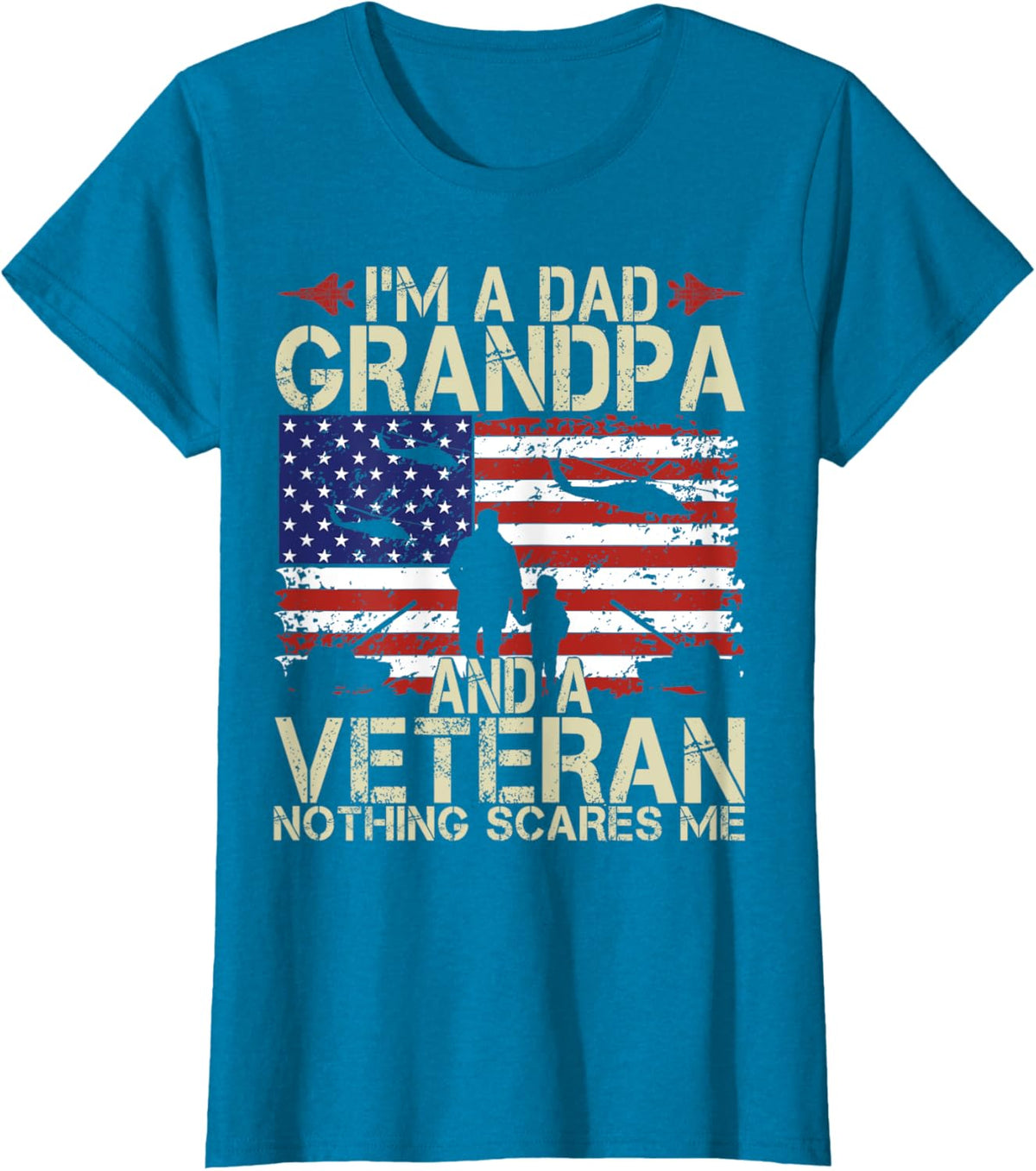 I&#39;m A Dad Grandpa And Veteran Fathers Day Papa Grandpa Gifts