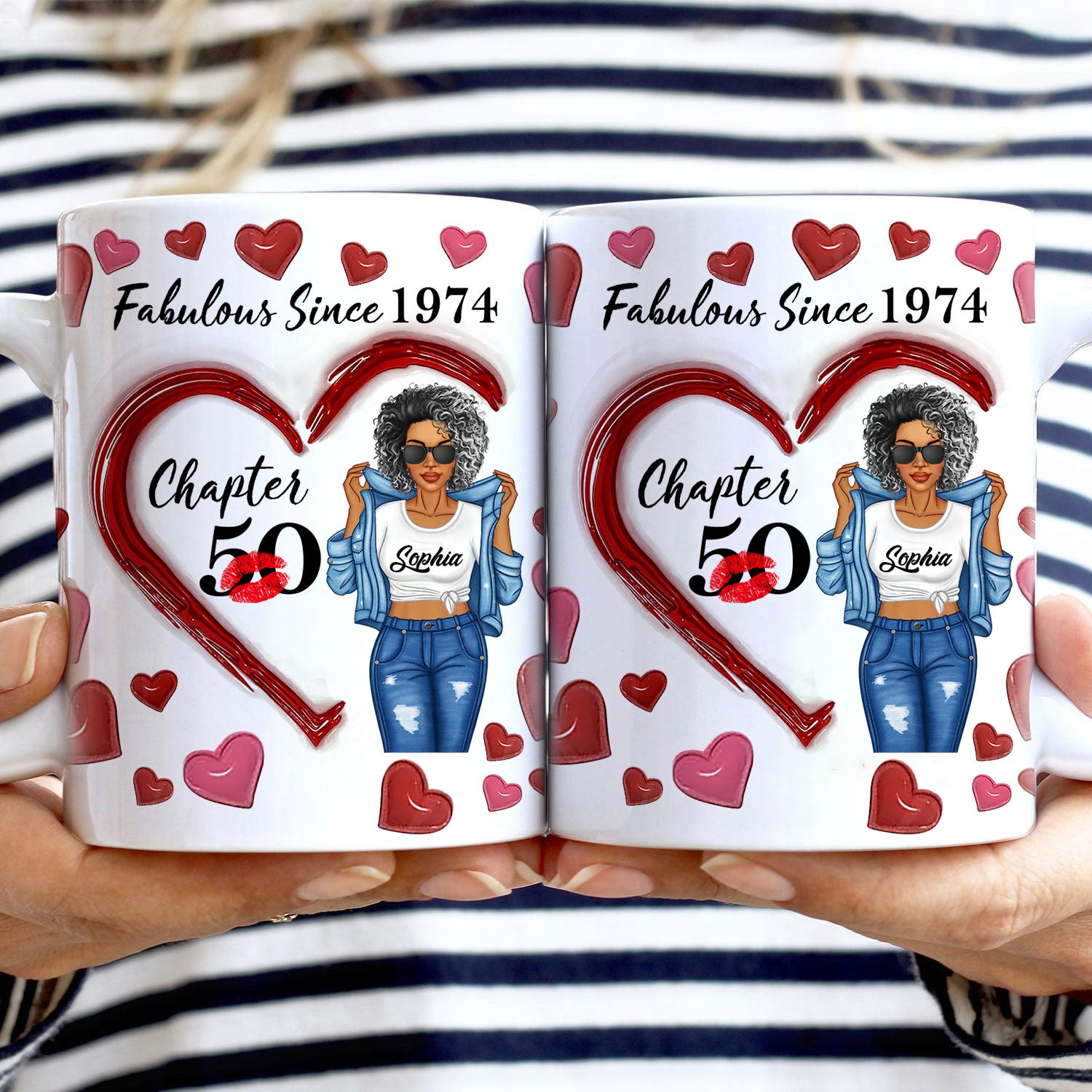 Personalized Mug For 50th birthday, Gift Ideas 50th Birthday Woman - HCT