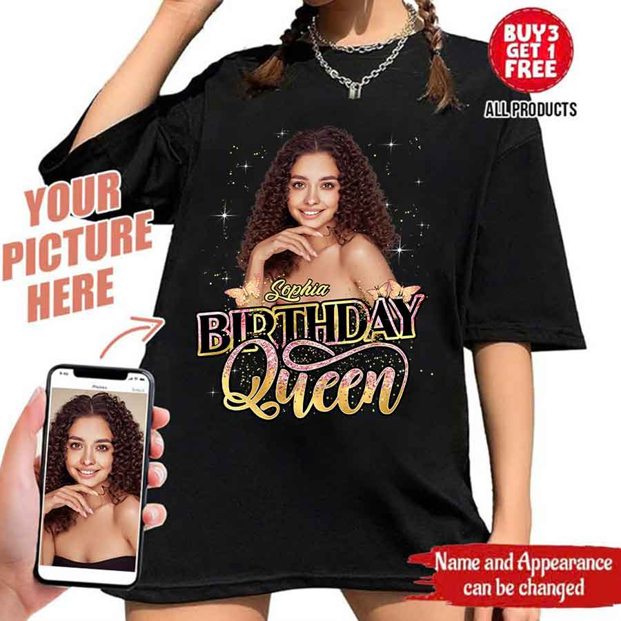 Birthday Shirts, Custom Birthday Shirts, Birthday Shirts For Black Women, Its My Birthday Shirt, Birthday Queen Shirt-YPT-HCT
