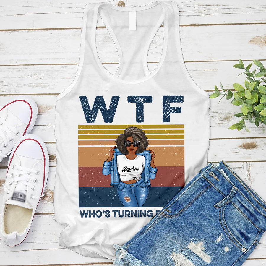 50th Birthday Shirts, Custom Birthday Shirts, Turning 50 Shirt, Gifts For Women Turning 50, 50 And Fabulous Shirt, 50th Birthday Shirts For Her-YPT-TLQ