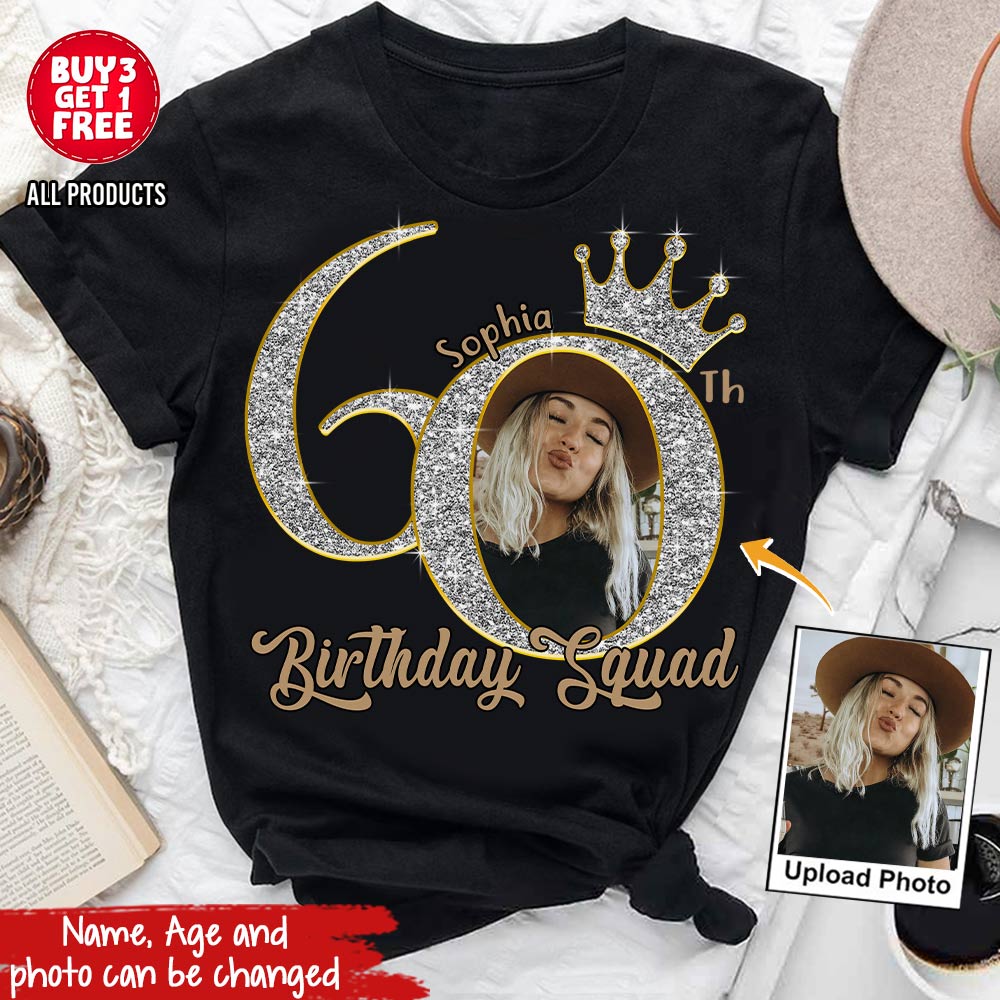 60th Birthday Shirts, Custom Birthday Shirts, Turning 60 Shirt, Gifts For Women Turning 60, 60th Birthday Shirts For Her-YPT-HCT