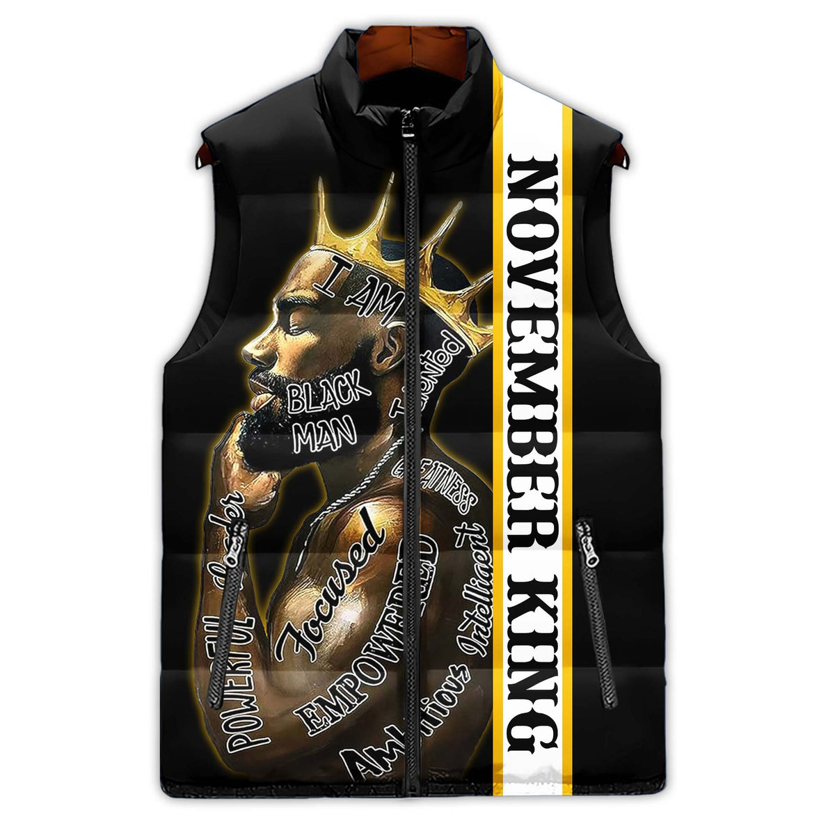 Puffer Vest - Personalized November Birthday Month, Gift Ideas For November Birthday For Men