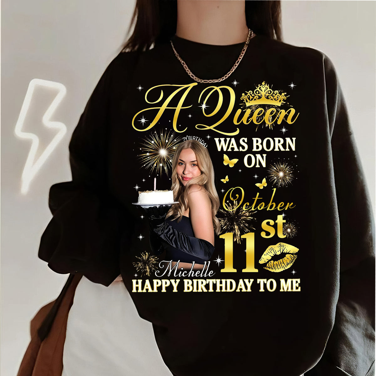 October Birthday Shirt, Custom Birthday Shirt, Queens Born In October, October Birthday Shirts For Woman, October Birthday Gifts, October Is My Birthday Month, Yep The Whole Month-YPT-ALK