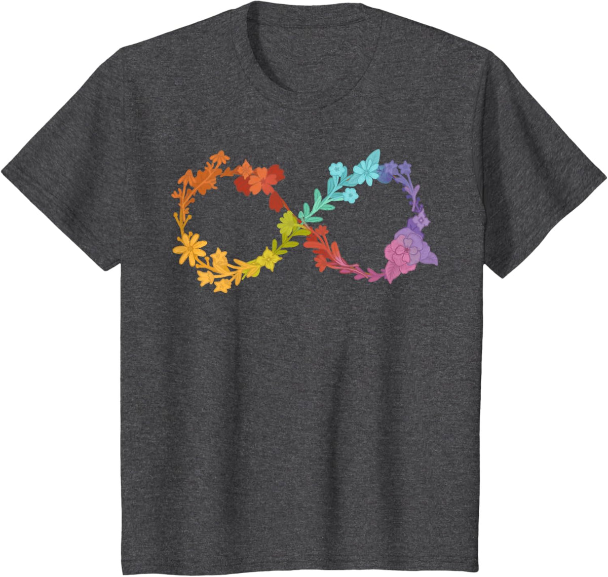 Floral Neurodiversity Infinity Symbol Autism Awareness