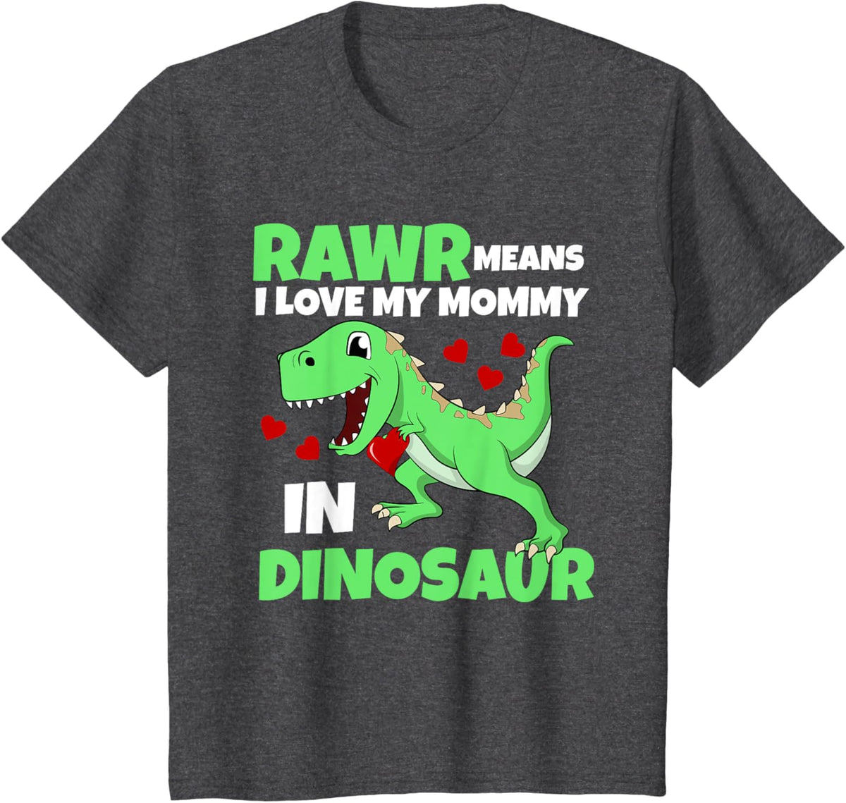 Kids I Love My Mommy Rawr Dinosaur Mom Mother&#39;s Day Toddler Boy Mother Shirt