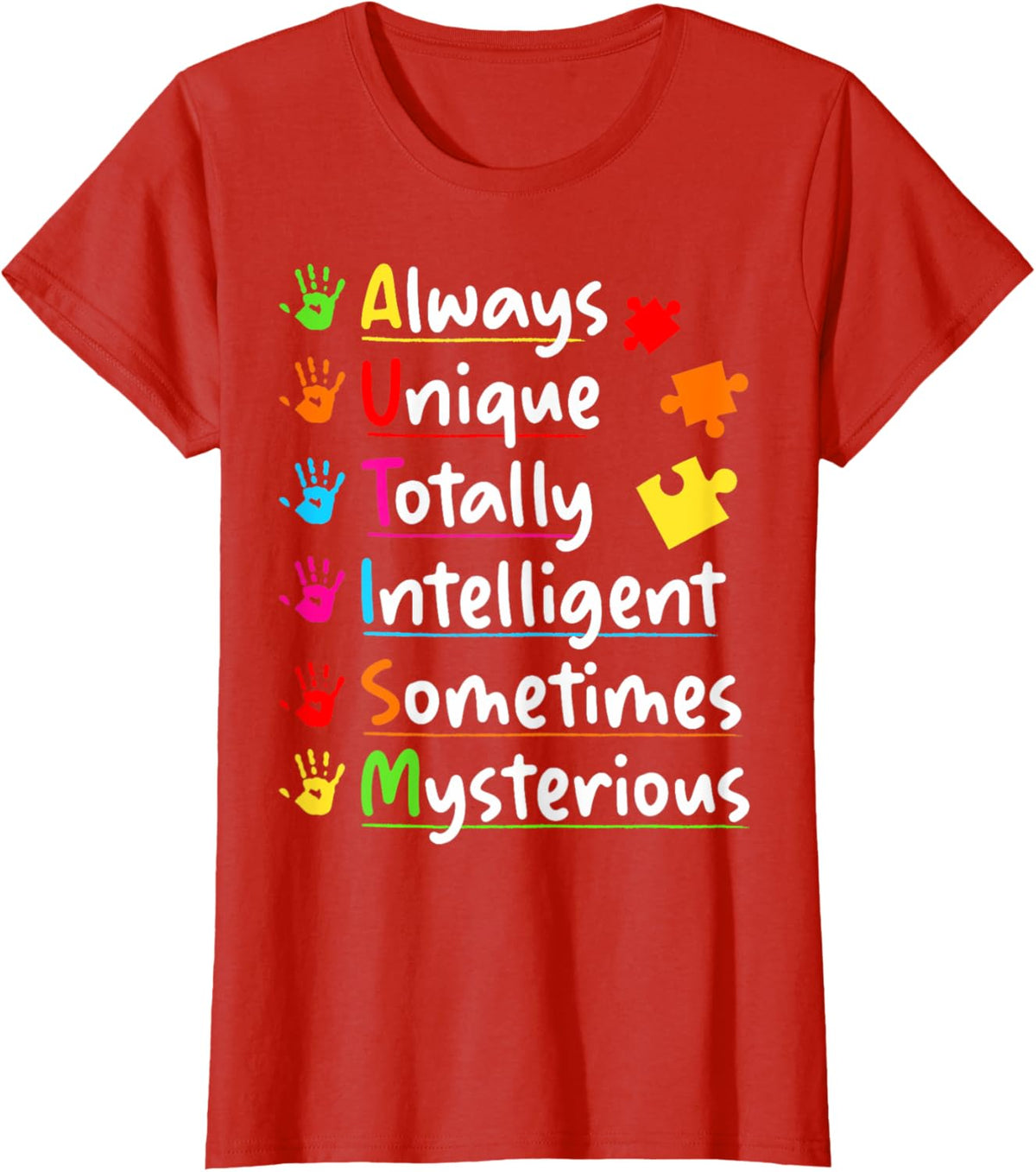 Always Unique Autism Awareness Totally Intelligent Kids