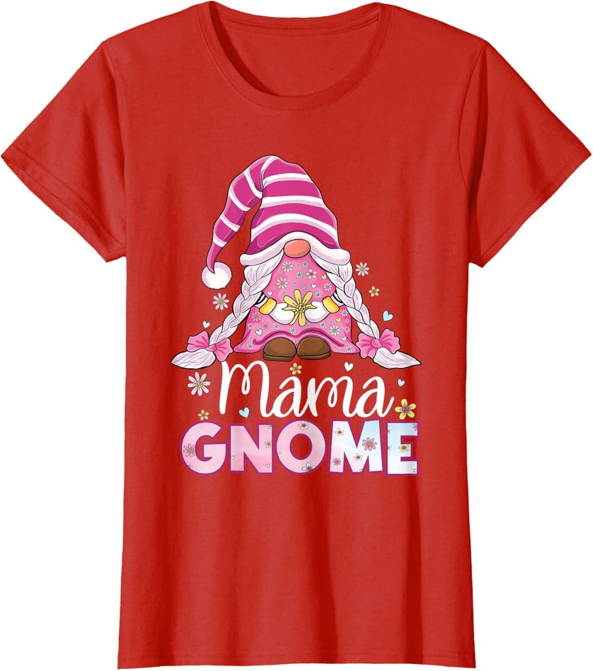 Flower For Mom Gnomies Cute Gnome Mom Happy Mother&#39;s Day