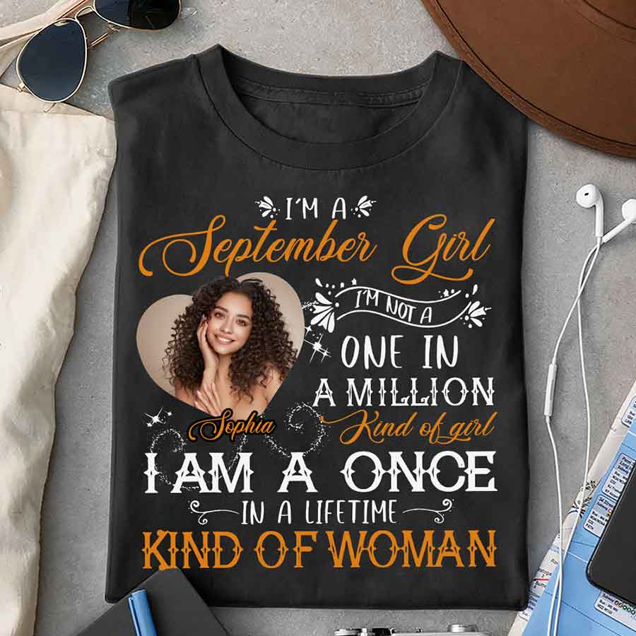 September Birthday Shirt, Custom Birthday Shirt, Queens Born In September, September Birthday Shirts For Woman, September Birthday Gifts, September Is My Birthday Month, Yep The Whole Month-YPT-HCT