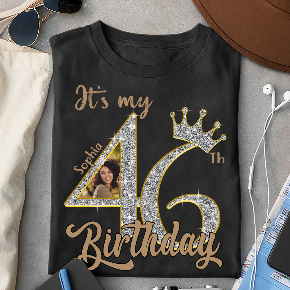 46th birthday shirts for her, Personalised 46th birthday gifts, 1979 t shirt, 46 and fabulous shirt, 46th birthday shirt ideas, gift ideas 46th birthday woman-YPT-HCT