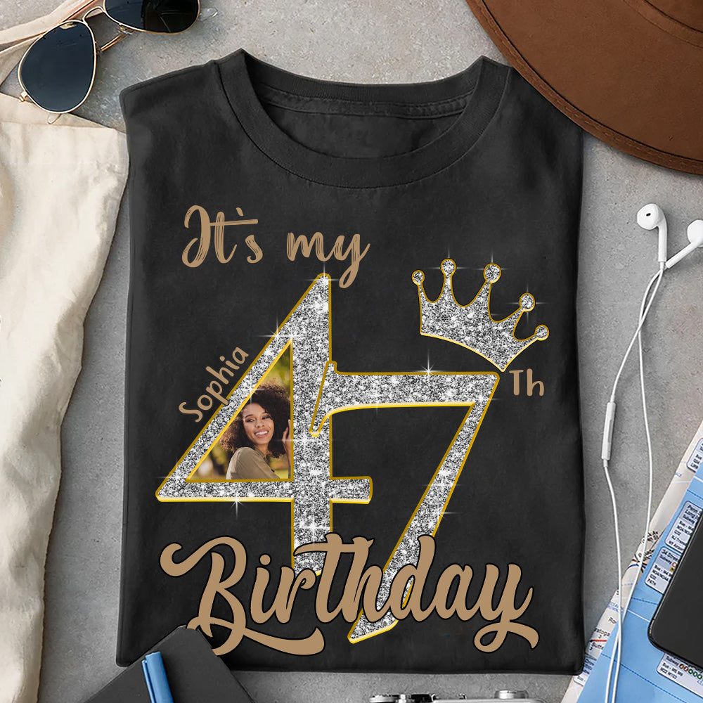47th Birthday Shirts, Custom Birthday Shirts, Turning 47 Shirt, Gifts For Women Turning 47, 47 And Fabulous Shirt, 1978 Shirt, 47th Birthday Shirts For Her-YPT-HCT