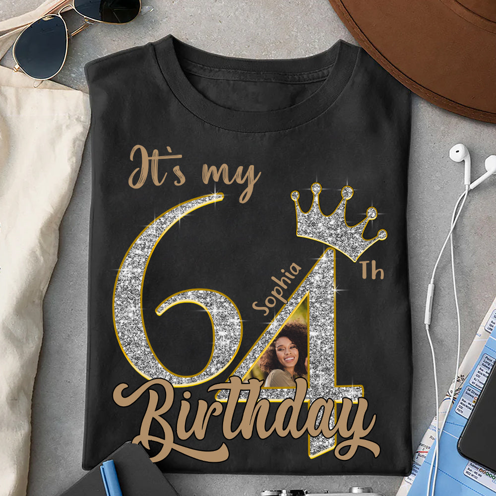 64th Birthday Shirts, Custom Birthday Shirts, Turning 64 Shirt, Gifts For Women Turning 64, 64 And Fabulous Shirt, 1961 Shirt, 64th Birthday Shirts For Her - YPT-HCT