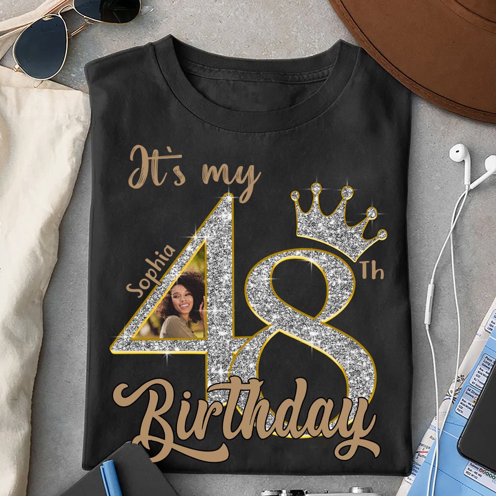 48th Birthday Shirts, Custom Birthday Shirts, Turning 48 Shirt, Gifts For Women Turning 48, 48 And Fabulous Shirt, 1977 Shirt, 48th Birthday Shirts For Her - YPT-HCT