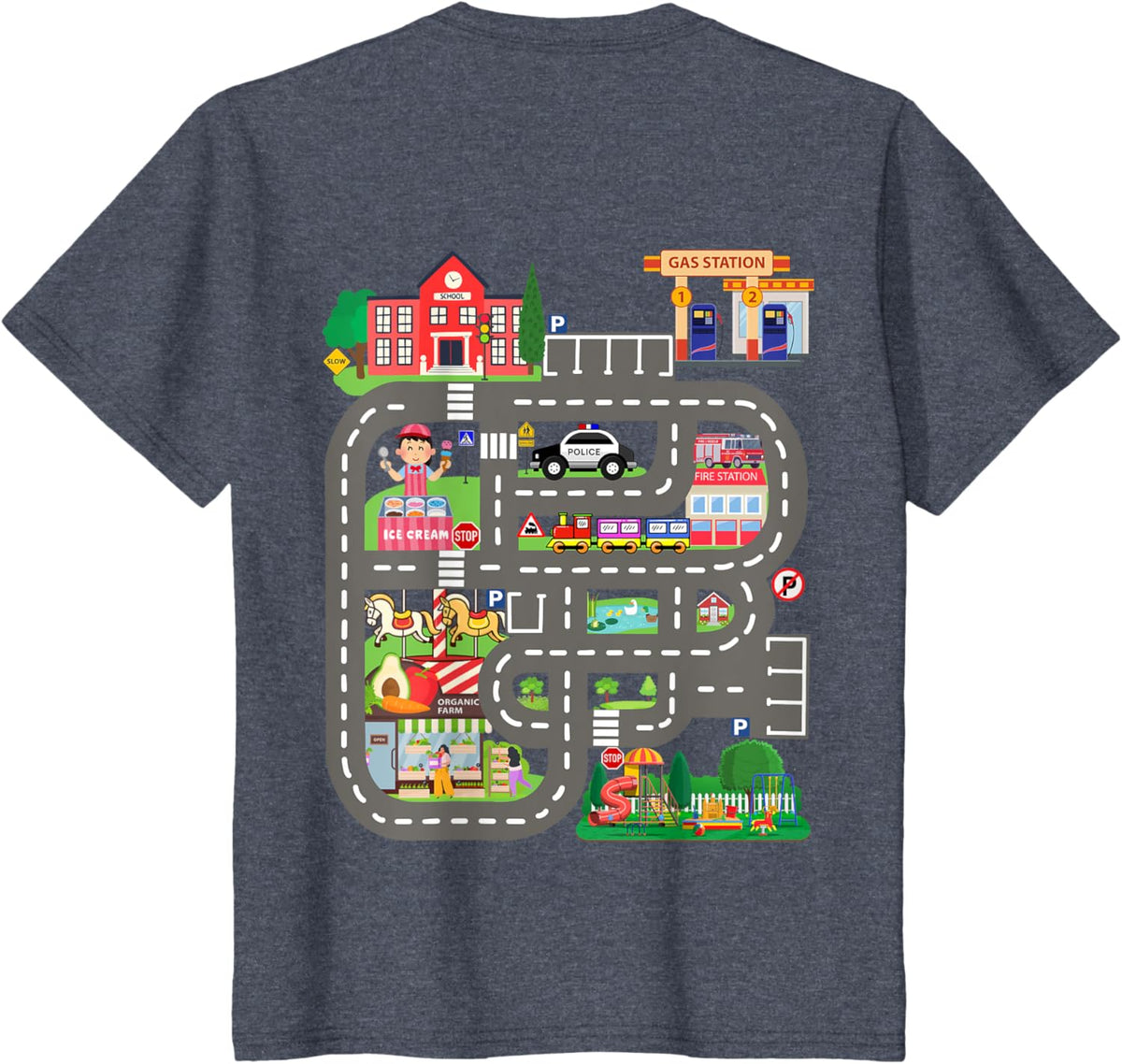 Kids Play Cars on Dad&#39;s Back Funny Father&#39;s Day Race Track