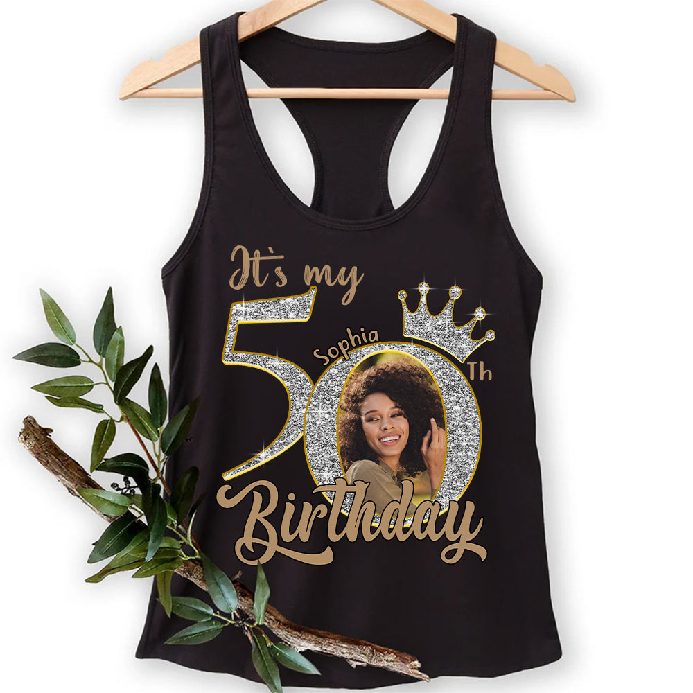 50th Birthday Shirts, Custom Birthday Shirts, Turning 50 Shirt, Gifts For Women Turning 50, 50 And Fabulous Shirt, 50th Birthday Shirts For Her - YPT-HCT