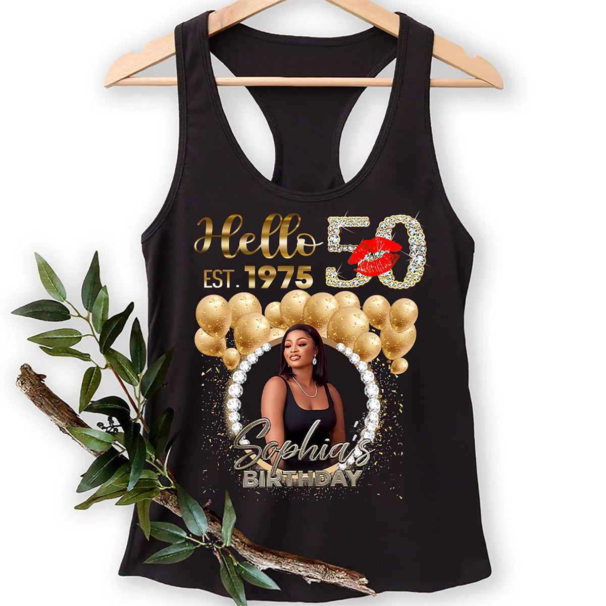 50th Birthday Shirts, Custom Birthday Shirts, Turning 50 Shirt, Gifts For Women Turning 50, 50 And Fabulous Shirt, 1975 Shirt, 50th Birthday Shirts For Her-YPT-HMT