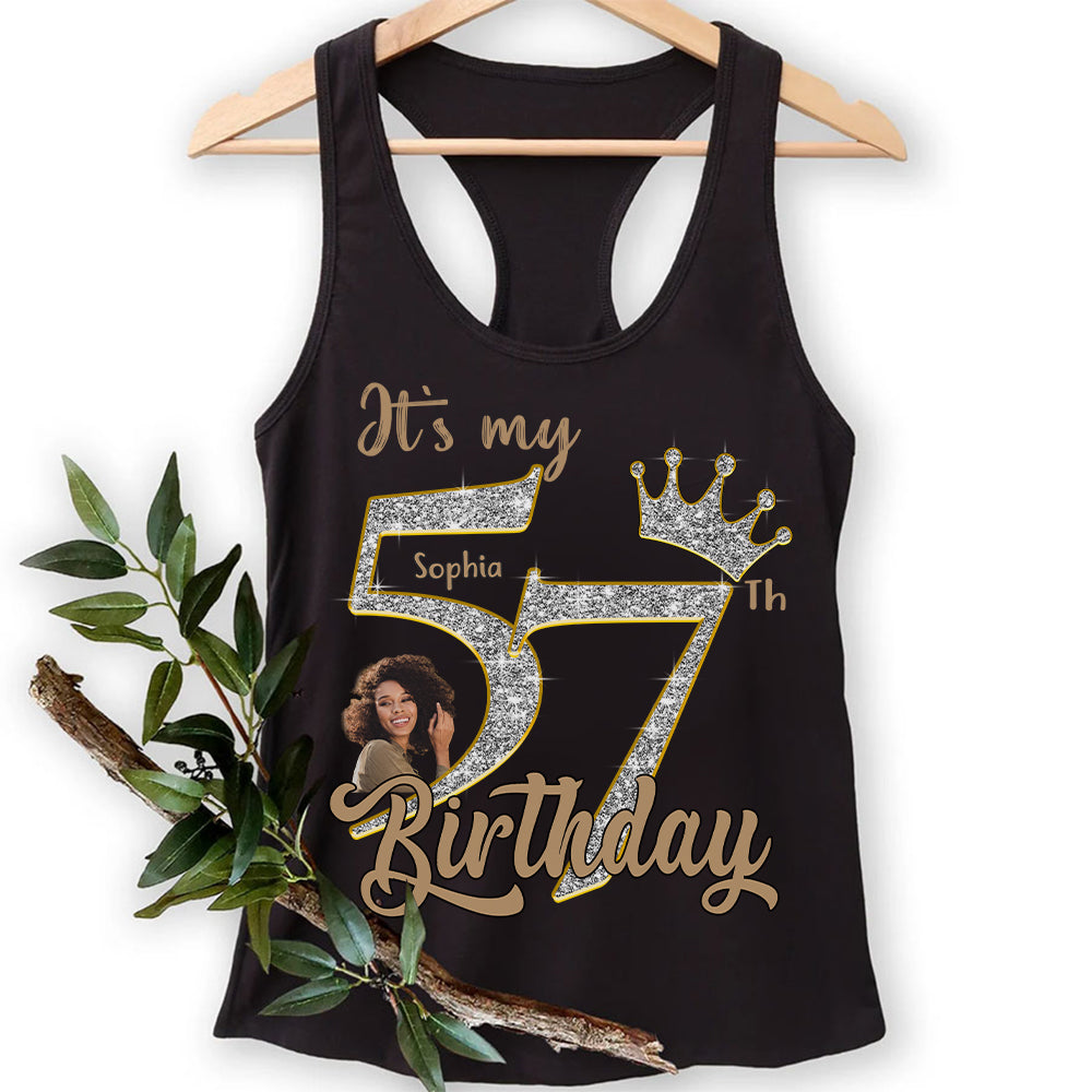 57th Birthday Shirts, Custom Birthday Shirts, Turning 57 Shirt, Gifts For Women Turning 57, 57 And Fabulous Shirt, 1968 Shirt, 57th Birthday Shirts For Her-YPT-HCT