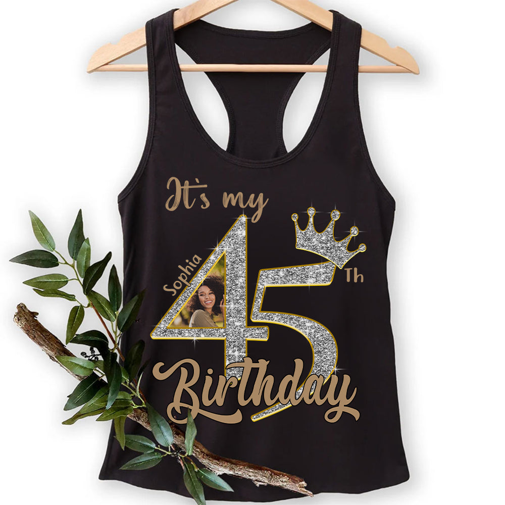 45th Birthday Shirts, Custom Birthday Shirts, Turning 45 Shirt, Gifts For Women Turning 45, 45 And Fabulous Shirt, 1980 Shirt, 45th Birthday Shirts For Her - YPT-HCT