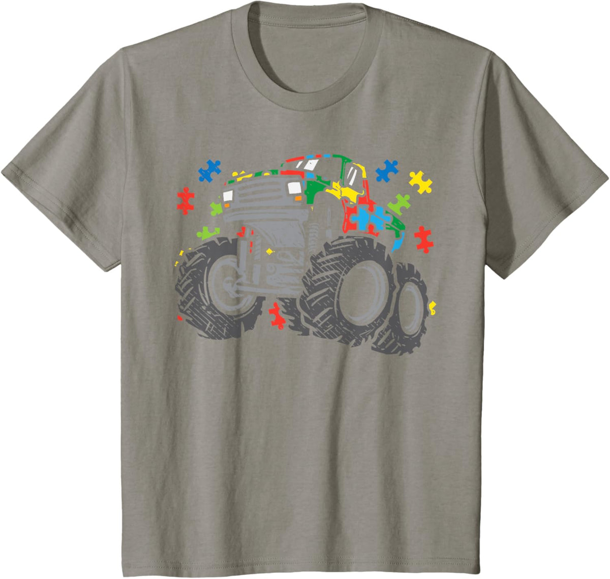 Kids Monster Truck Puzzles Cute Kids Autism Awareness ASD Boys