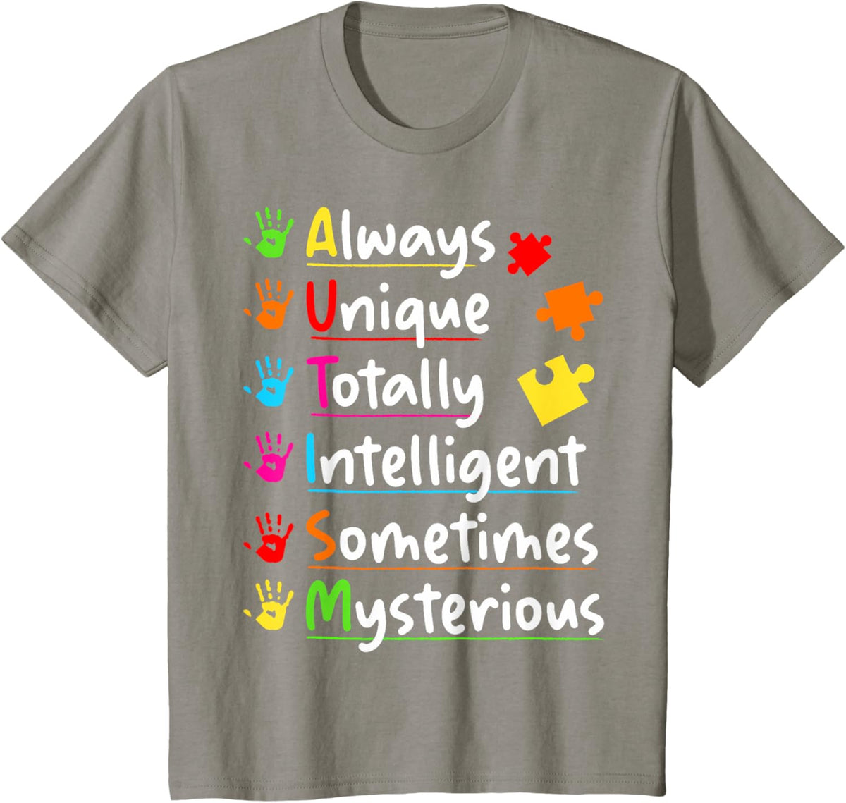 Always Unique Autism Awareness Totally Intelligent Kids