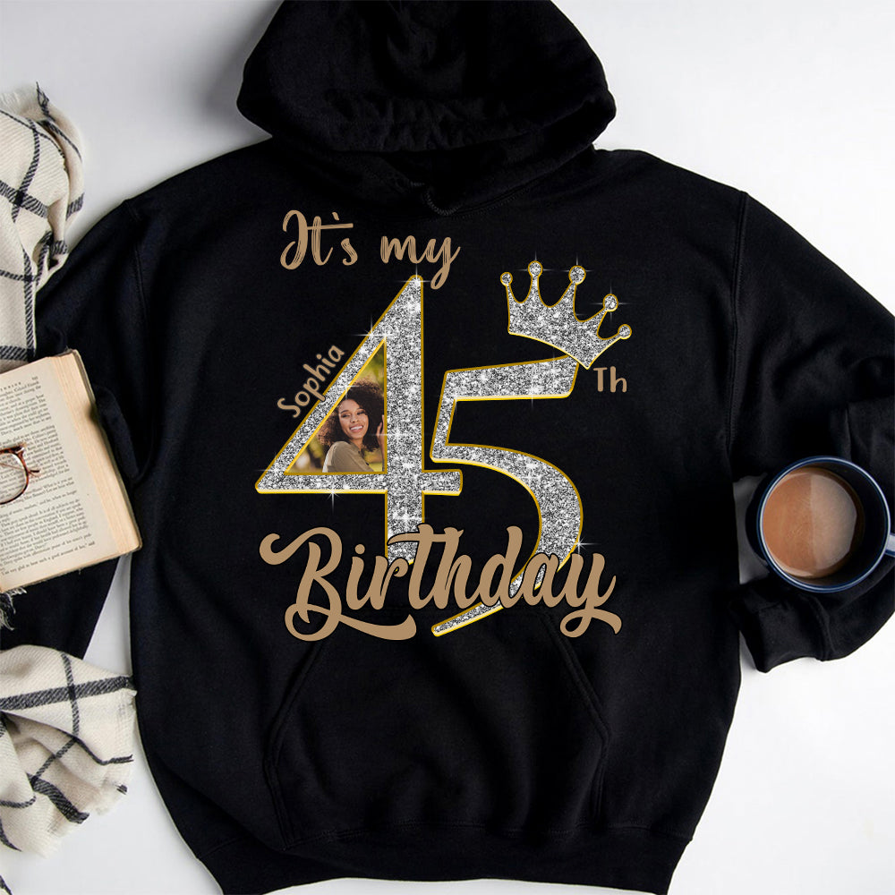 45th Birthday Shirts, Custom Birthday Shirts, Turning 45 Shirt, Gifts For Women Turning 45, 45 And Fabulous Shirt, 1980 Shirt, 45th Birthday Shirts For Her - YPT-HCT