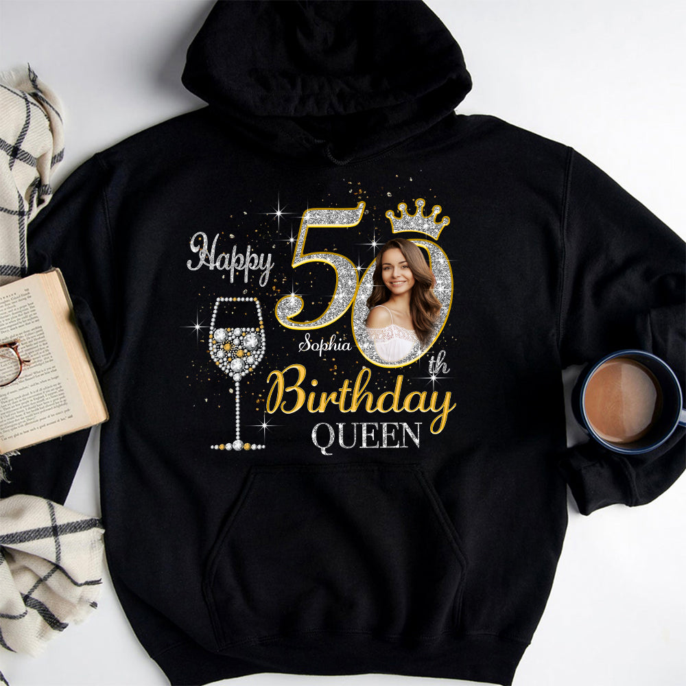 50th Birthday Shirts, Custom Birthday Shirts, Turning 50 Shirt, Gifts For Women Turning 50, 50 And Fabulous Shirt, 50th Birthday Shirts For Her-YPT-HMT