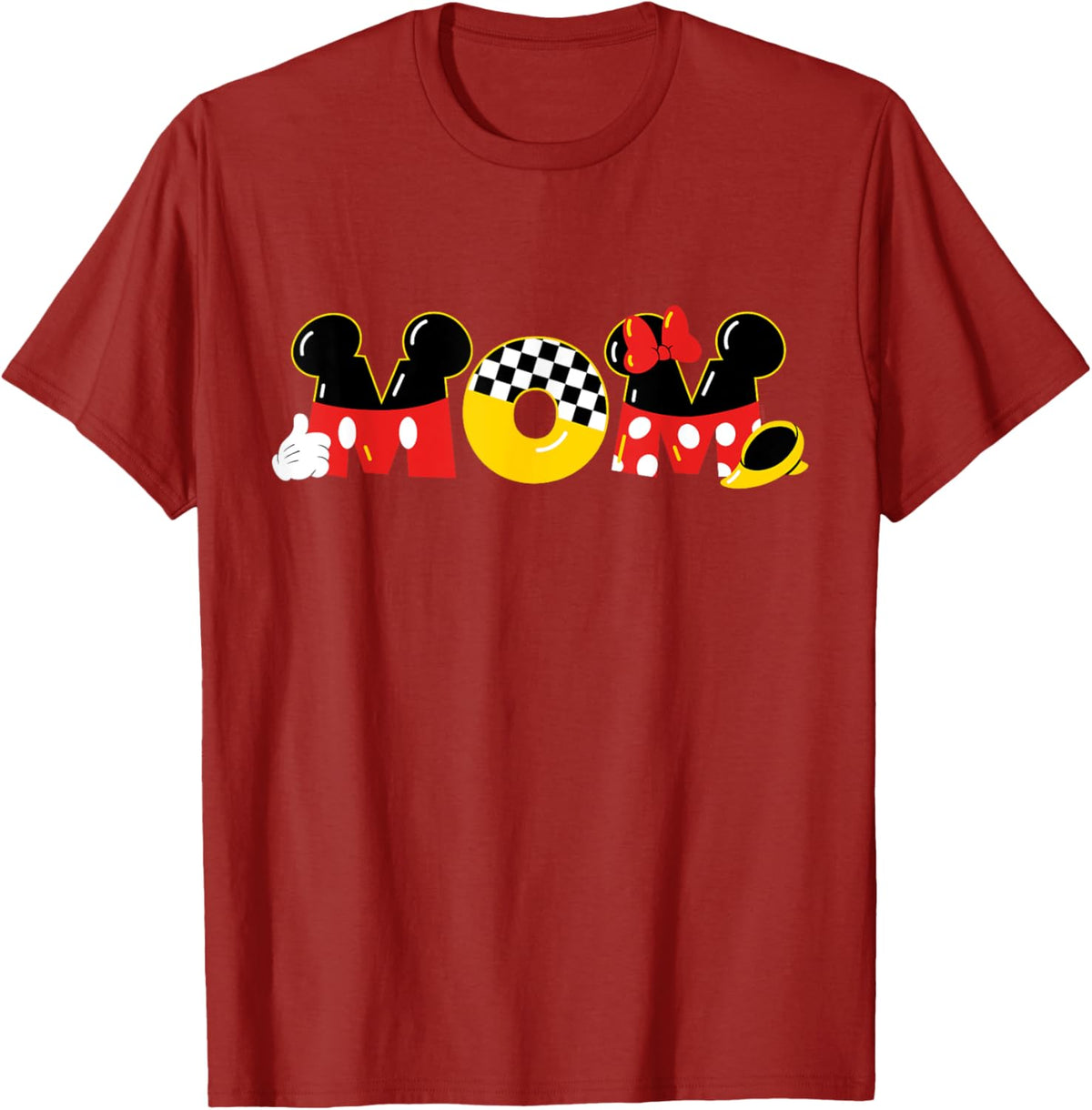 Disney Mickey Mouse &amp; Minnie Mouse Mom Mother\u2019s Day Birthday Mother Shirt