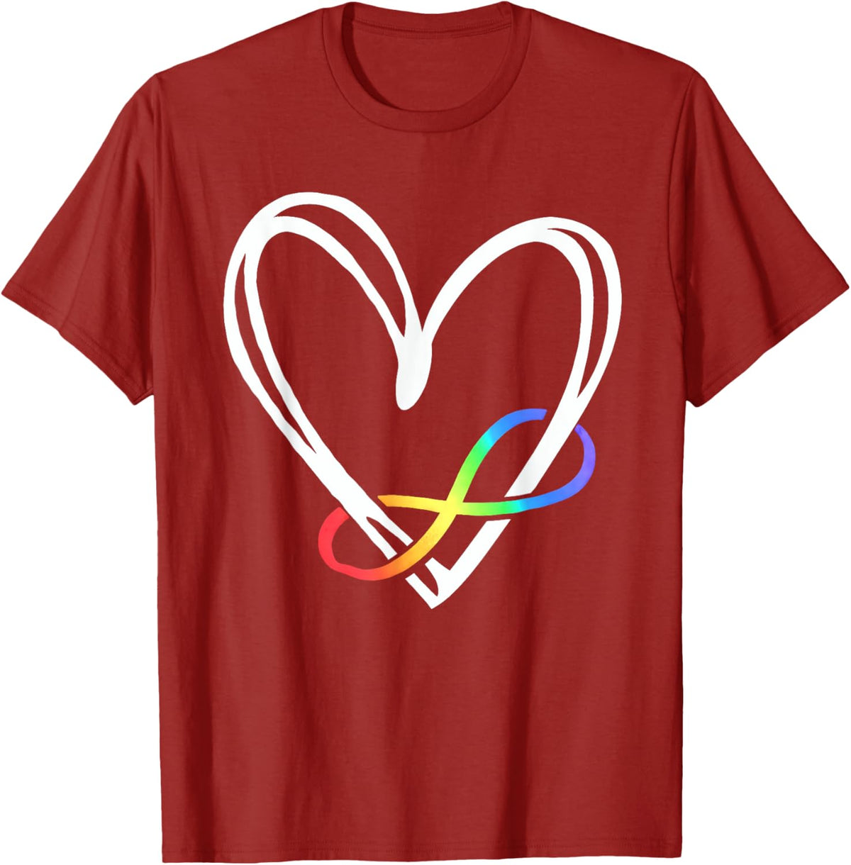 Infinity Heart Autism Awareness Love Needs No Words Tie Dye