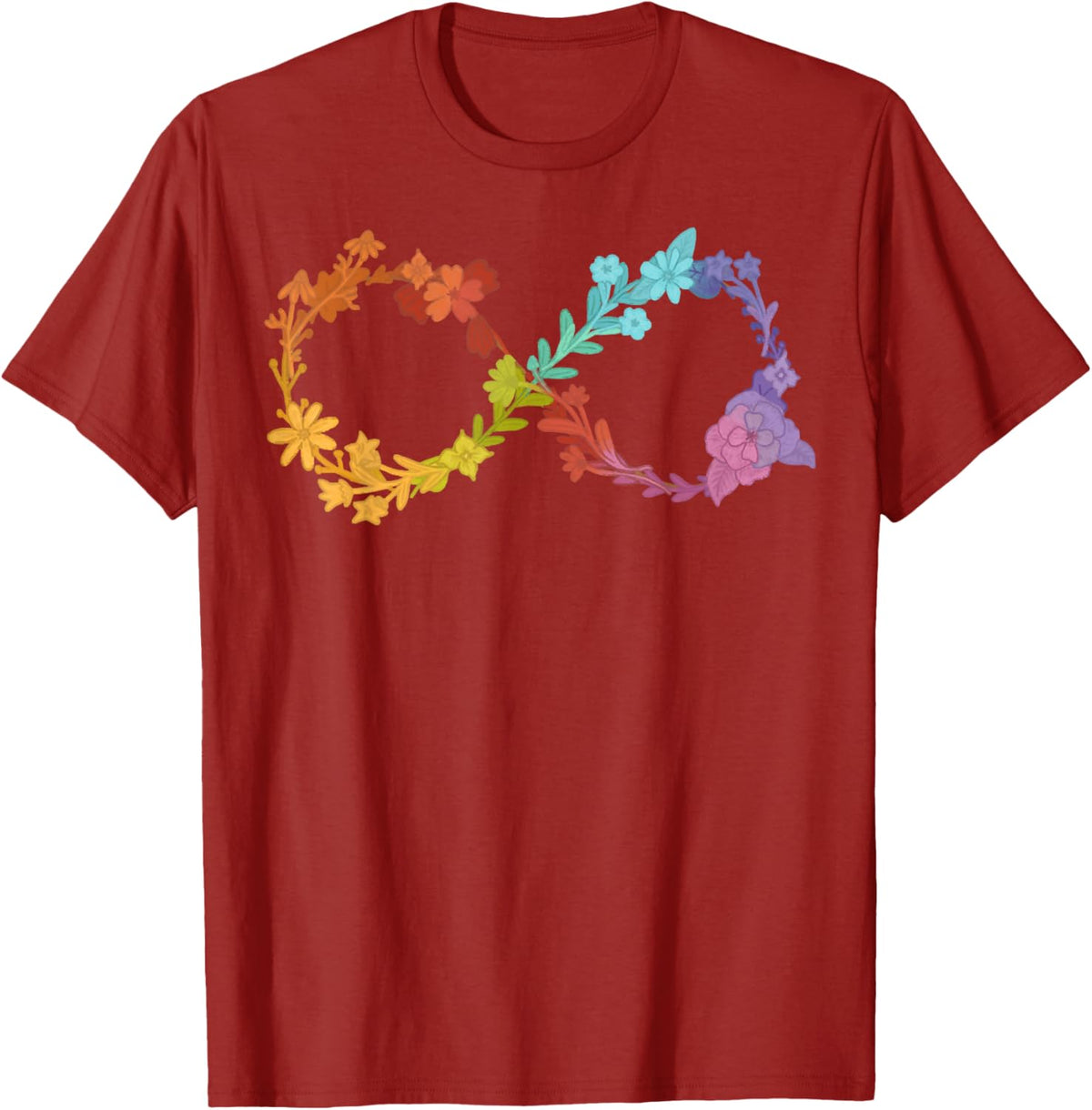Floral Neurodiversity Infinity Symbol Autism Awareness