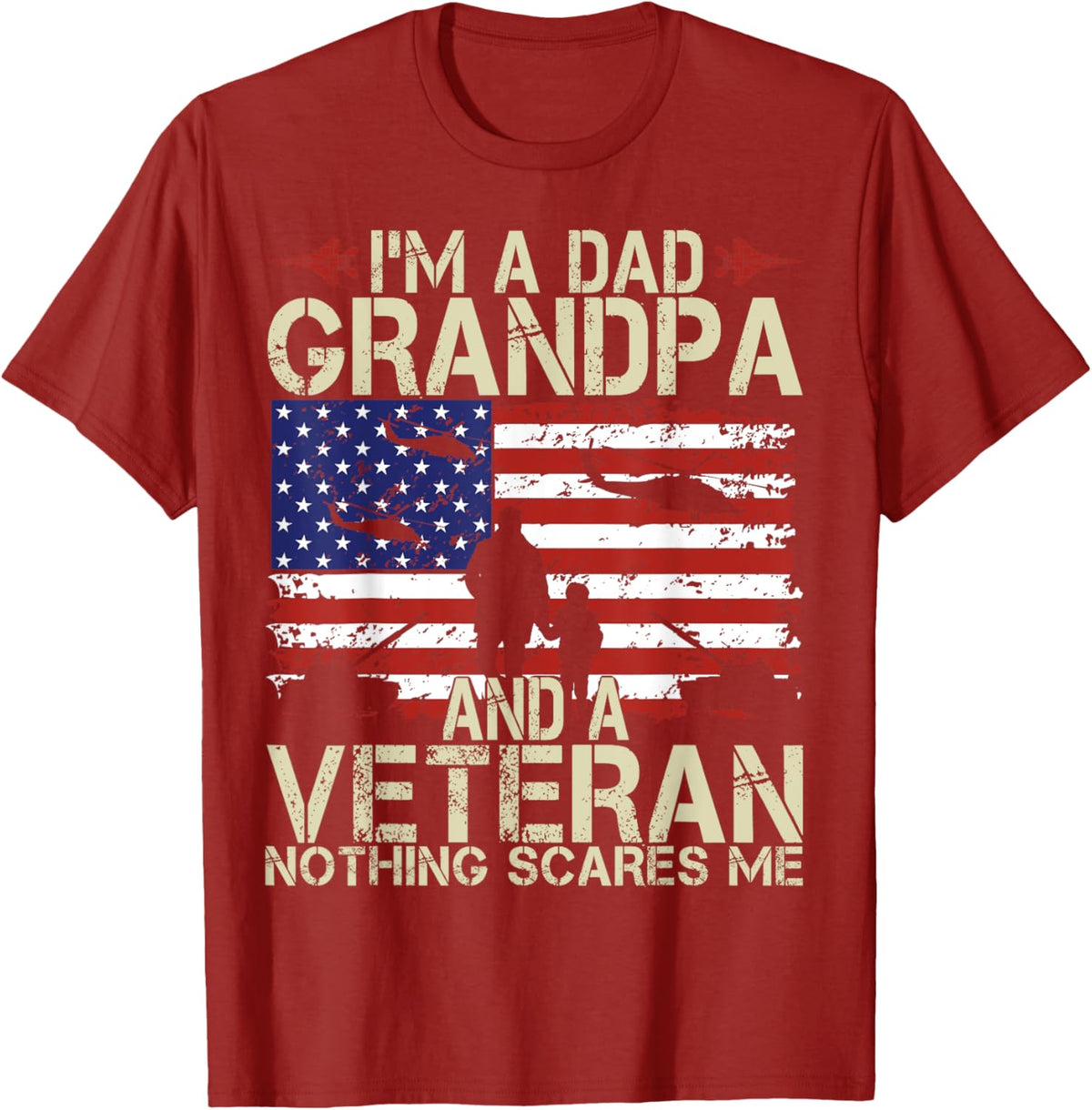 I&#39;m A Dad Grandpa And Veteran Fathers Day Papa Grandpa Gifts