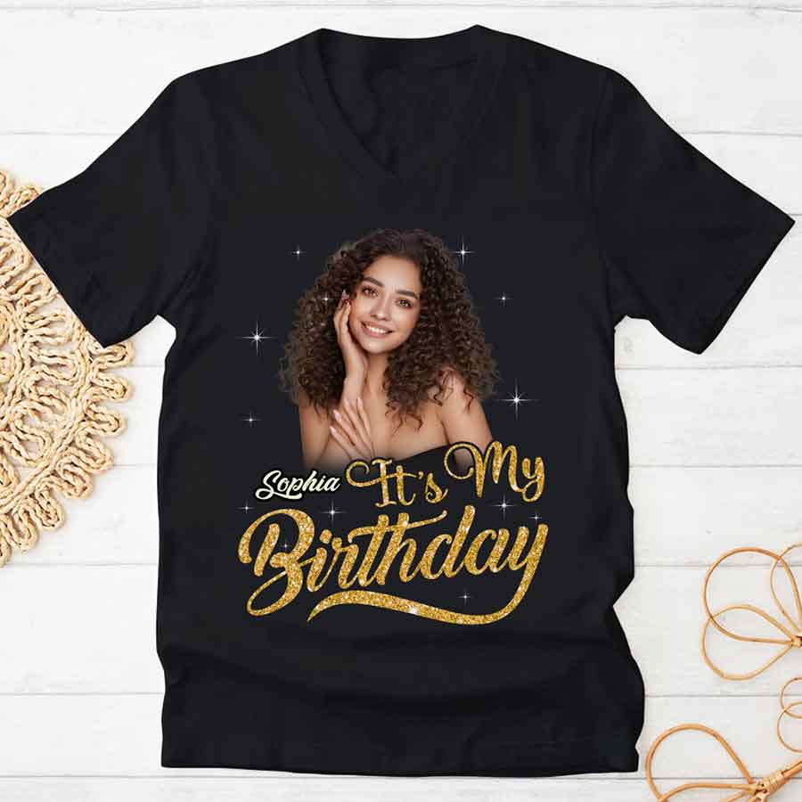 Birthday Shirts, Custom Birthday Shirts, Birthday Shirts For Black Women, Its My Birthday Shirt, Birthday Queen Shirt-YPT-HCT