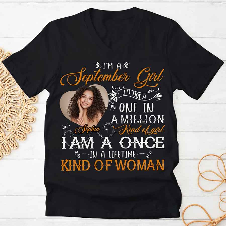 September Birthday Shirt, Custom Birthday Shirt, Queens Born In September, September Birthday Shirts For Woman, September Birthday Gifts, September Is My Birthday Month, Yep The Whole Month-YPT-HCT