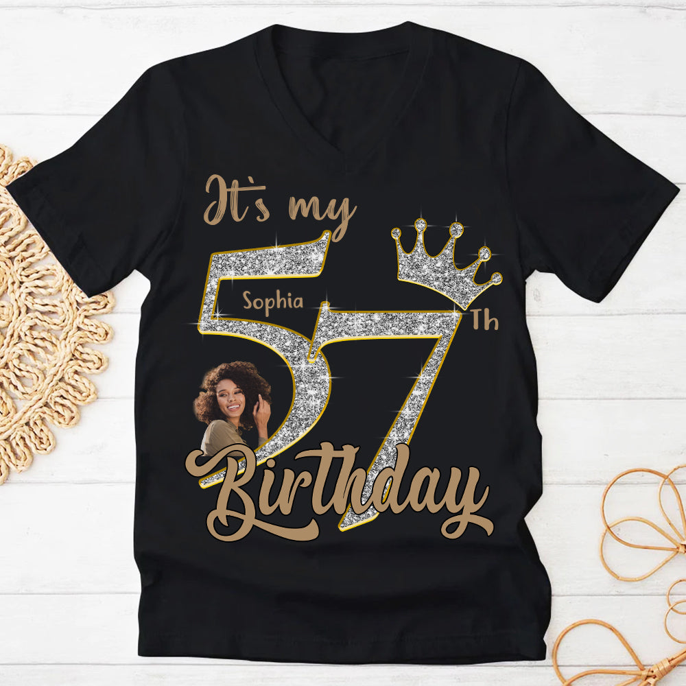 57th Birthday Shirts, Custom Birthday Shirts, Turning 57 Shirt, Gifts For Women Turning 57, 57 And Fabulous Shirt, 1968 Shirt, 57th Birthday Shirts For Her-YPT-HCT