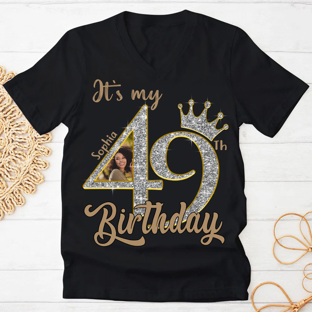 49th Birthday Shirts, Custom Birthday Shirts, Turning 49 Shirt, Gifts For Women Turning 49, 49 And Fabulous Shirt, 1976 Shirt, 49th Birthday Shirts For Her - YPT-HCT