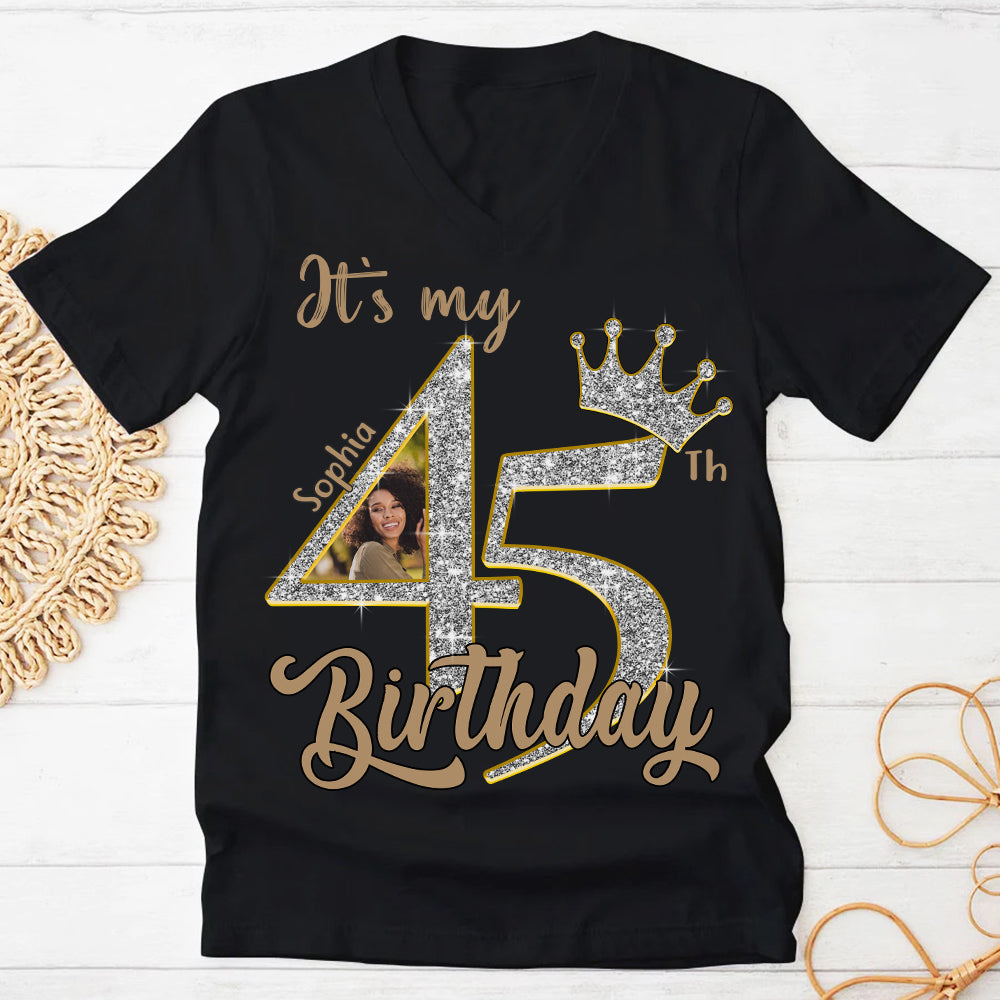 45th Birthday Shirts, Custom Birthday Shirts, Turning 45 Shirt, Gifts For Women Turning 45, 45 And Fabulous Shirt, 1980 Shirt, 45th Birthday Shirts For Her - YPT-HCT