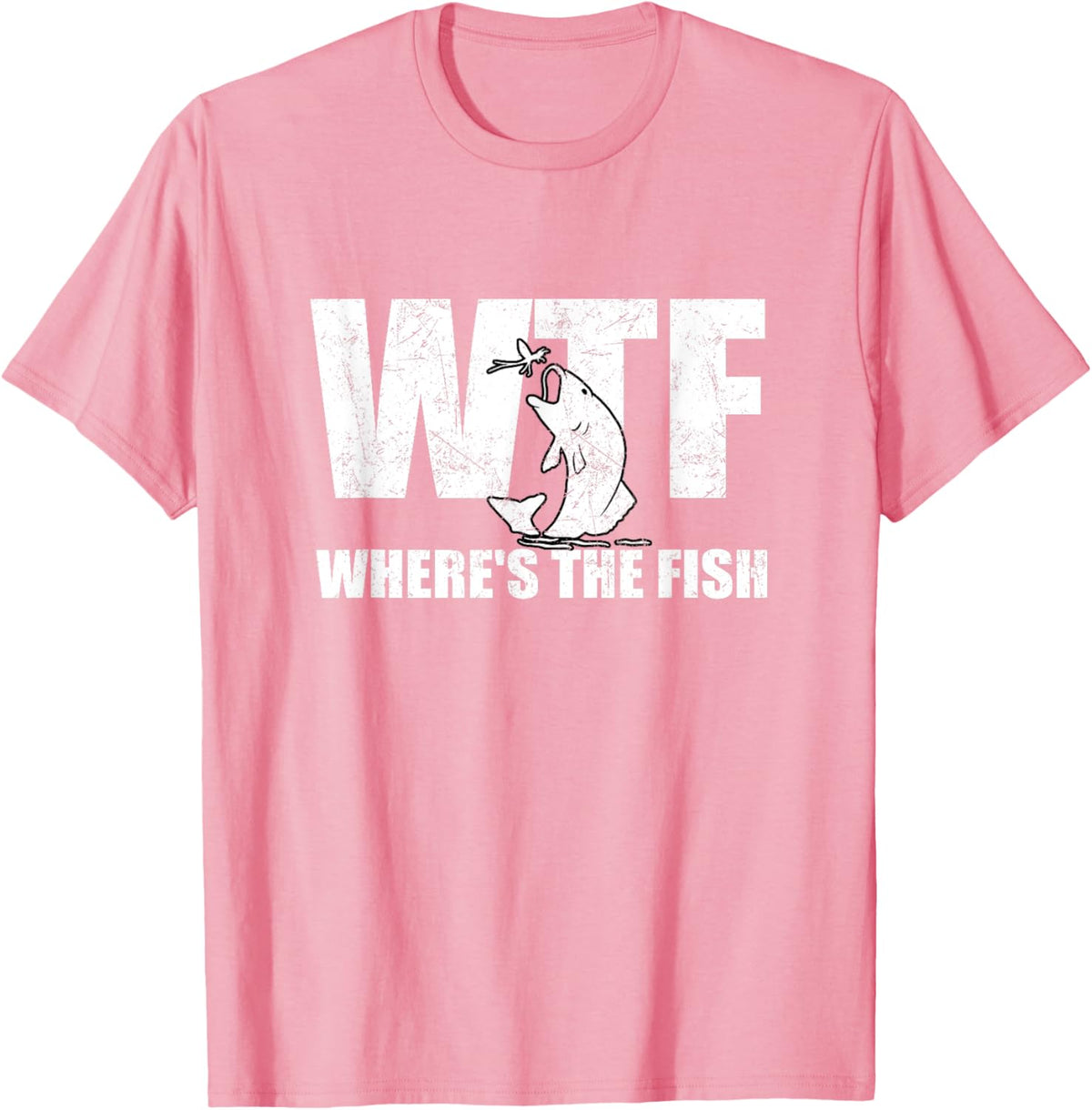 WTF Where&#39;s The Fish Men&#39;s Funny Fishing Gifts Fathers Day
