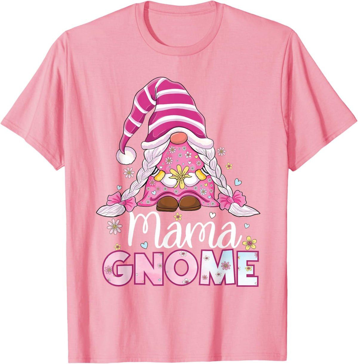 Flower For Mom Gnomies Cute Gnome Mom Happy Mother&#39;s Day