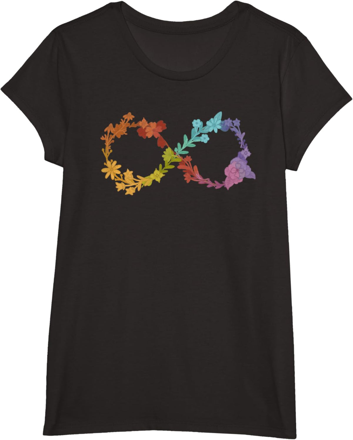 Floral Neurodiversity Infinity Symbol Autism Awareness