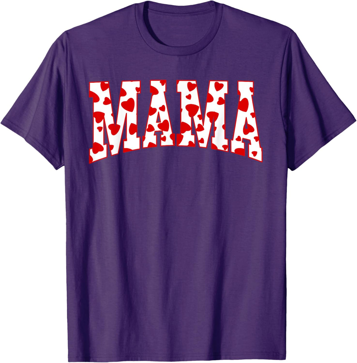 Mama Valentine Heart Valentines Day Family Matching Funny Mother Shirt
