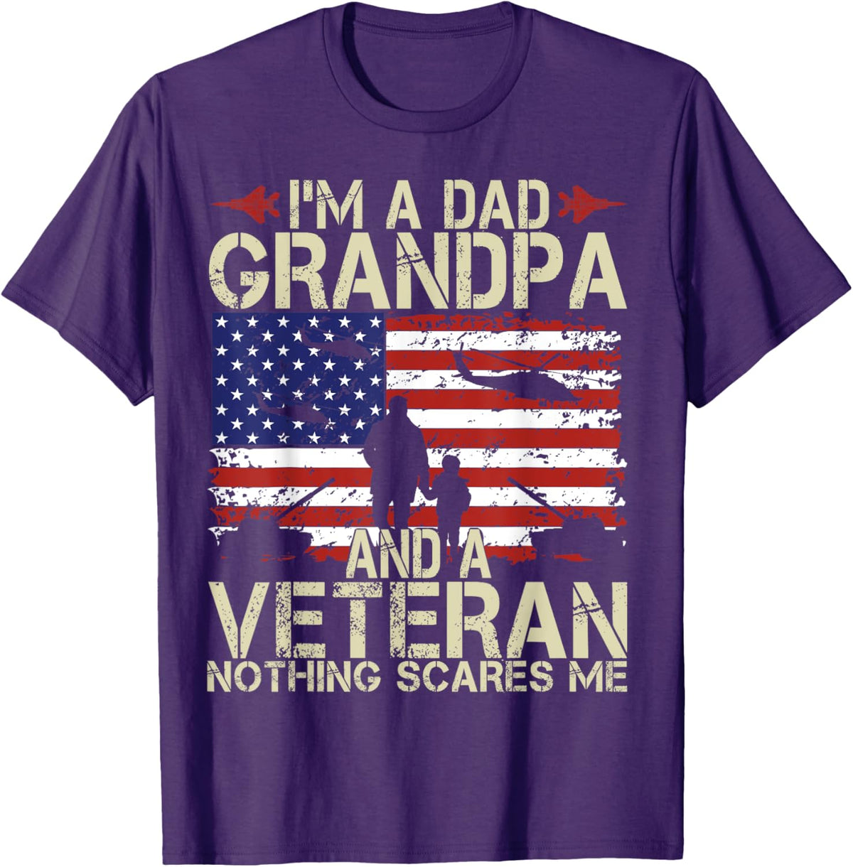 I&#39;m A Dad Grandpa And Veteran Fathers Day Papa Grandpa Gifts