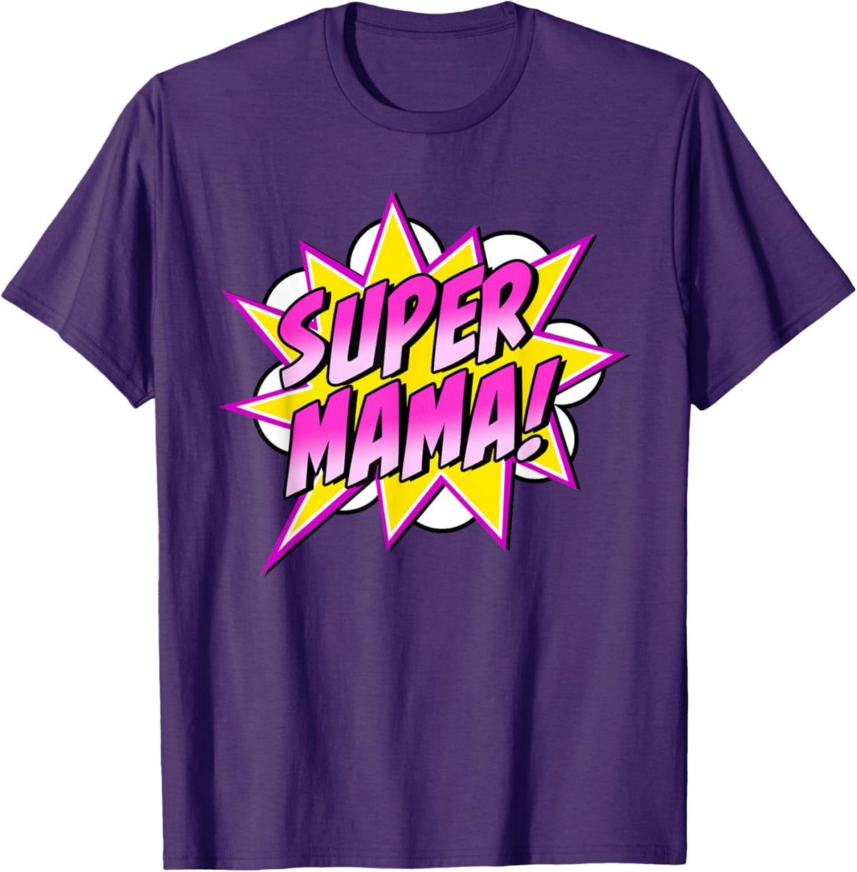 Super Mama Comic Book Superhero Mother&#39;s Day