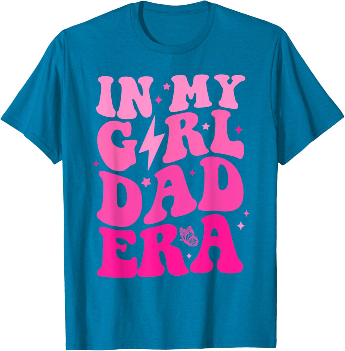 In My Dad Era Girl Groovy Retro Papa Fathers Day