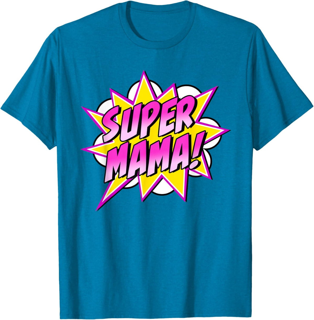 Super Mama Comic Book Superhero Mother&#39;s Day