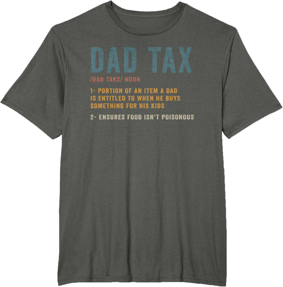 Vintage Dad Tax Definition Men Funny Father&#39;s Day