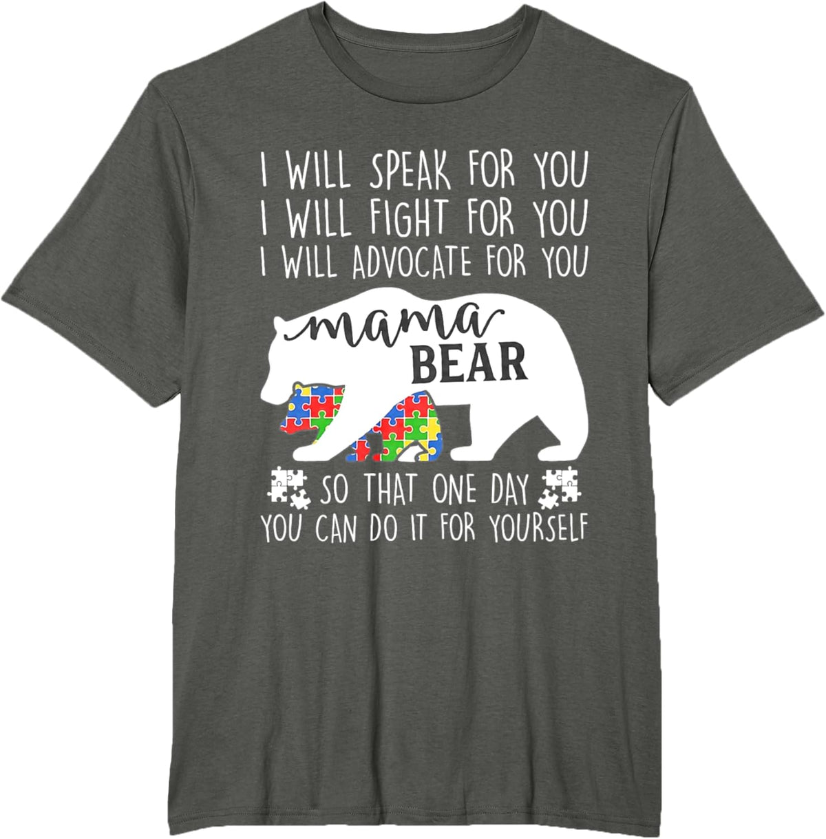 Autism Mama Bear I Will Speak Fight Advocate For You