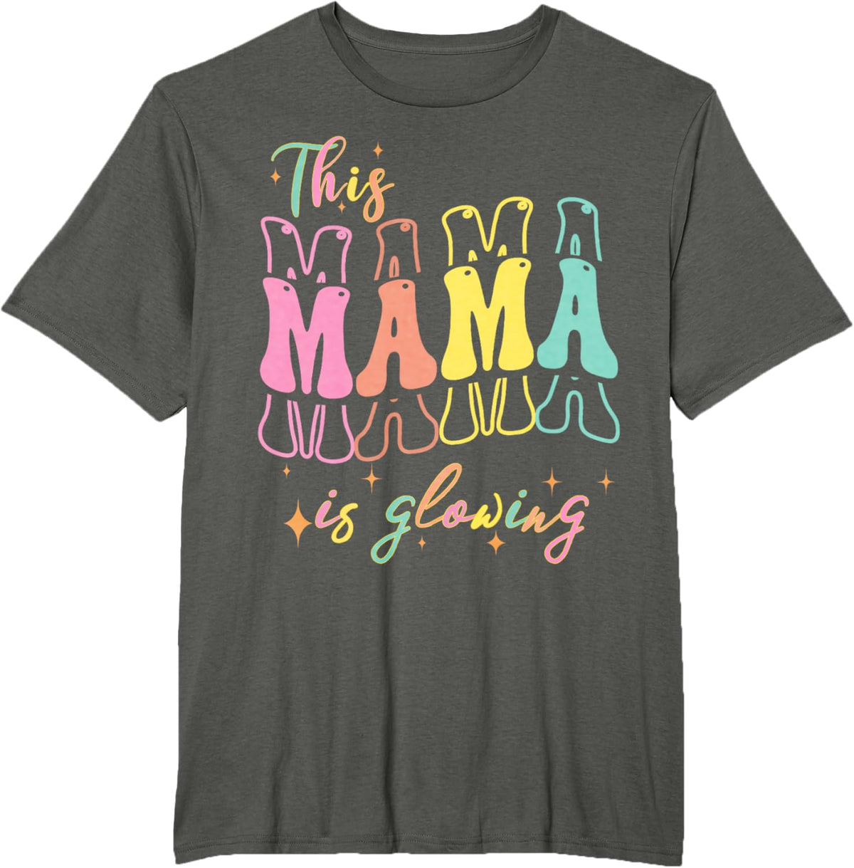Mothers day Tee, This Mom is Glowing Mom mothers Day